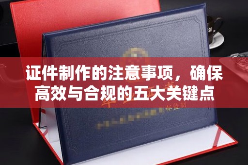 略阳证件制作的注意事项，确保高效与合规的五大关键点