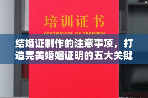 略阳结婚证制作的注意事项，打造完美婚姻证明的五大关键点
