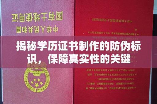 略阳揭秘学历证书制作的防伪标识，保障真实性的关键