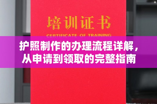 略阳护照制作的办理流程详解，从申请到领取的完整指南