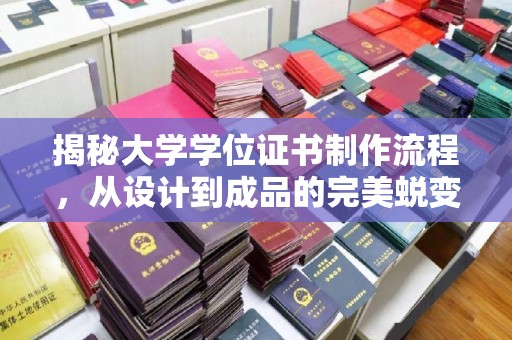 略阳揭秘大学学位证书制作流程，从设计到成品的完美蜕变