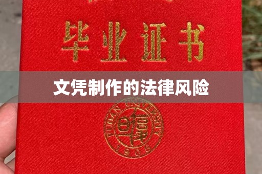 略阳文凭制作的法律风险