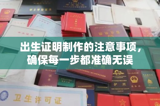 略阳出生证明制作的注意事项，确保每一步都准确无误