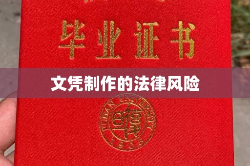 略阳文凭制作的法律风险