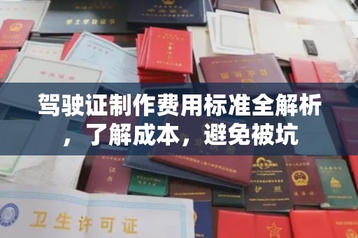 略阳驾驶证制作费用标准全解析，了解成本，避免被坑