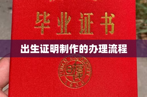 略阳出生证明制作的办理流程